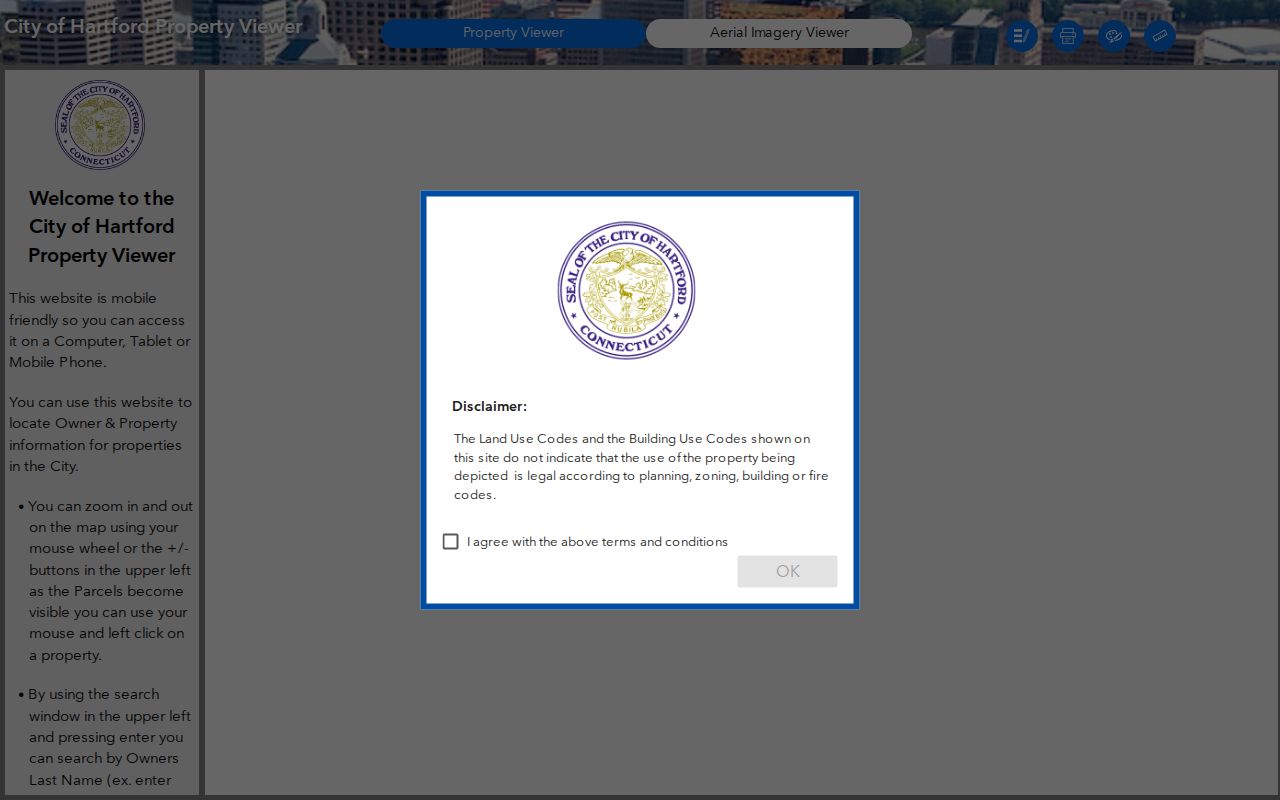 Hartford property viewer for resident directory research